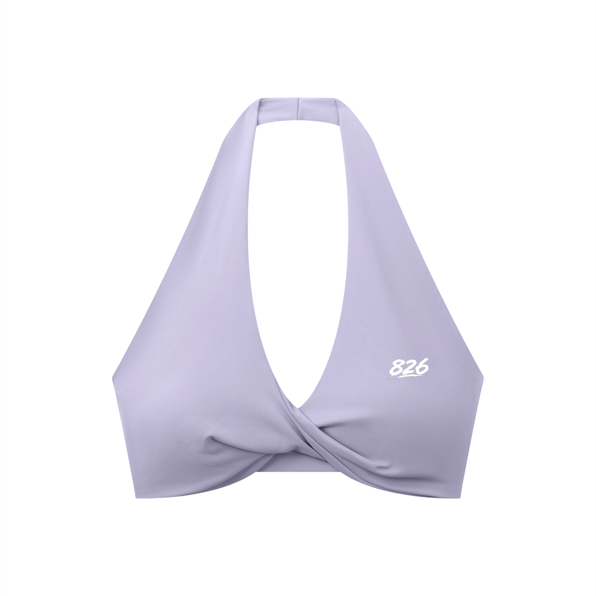 Women's Pleated Halter Sports Bra