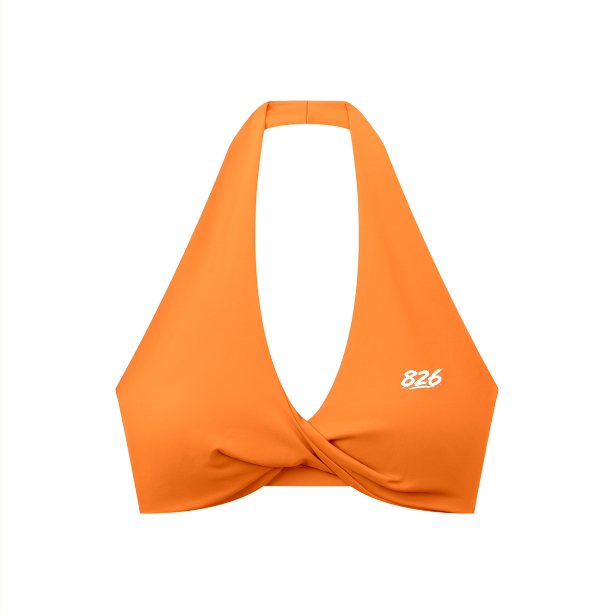Women's Pleated Halter Sports Bra
